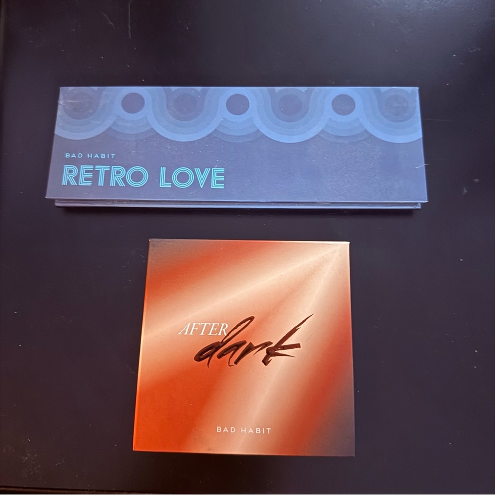 Bad Habit Retro Love and After Dark Eyeshadow Palettes